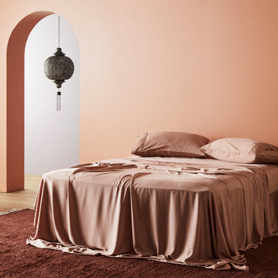 Almond | Signature Sateen Duvet Cover Made with 100% Organic Bamboo #Color_almond