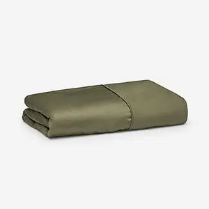 Moss - bundle | Signature Sateen Flat Sheet Made With 100% Organic Bamboo #Color_moss