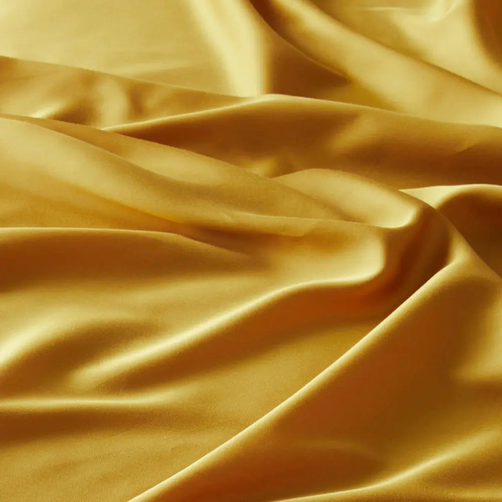 Saffron | Signature Sateen Duvet Cover Made with 100% Organic Bamboo #Color_saffron