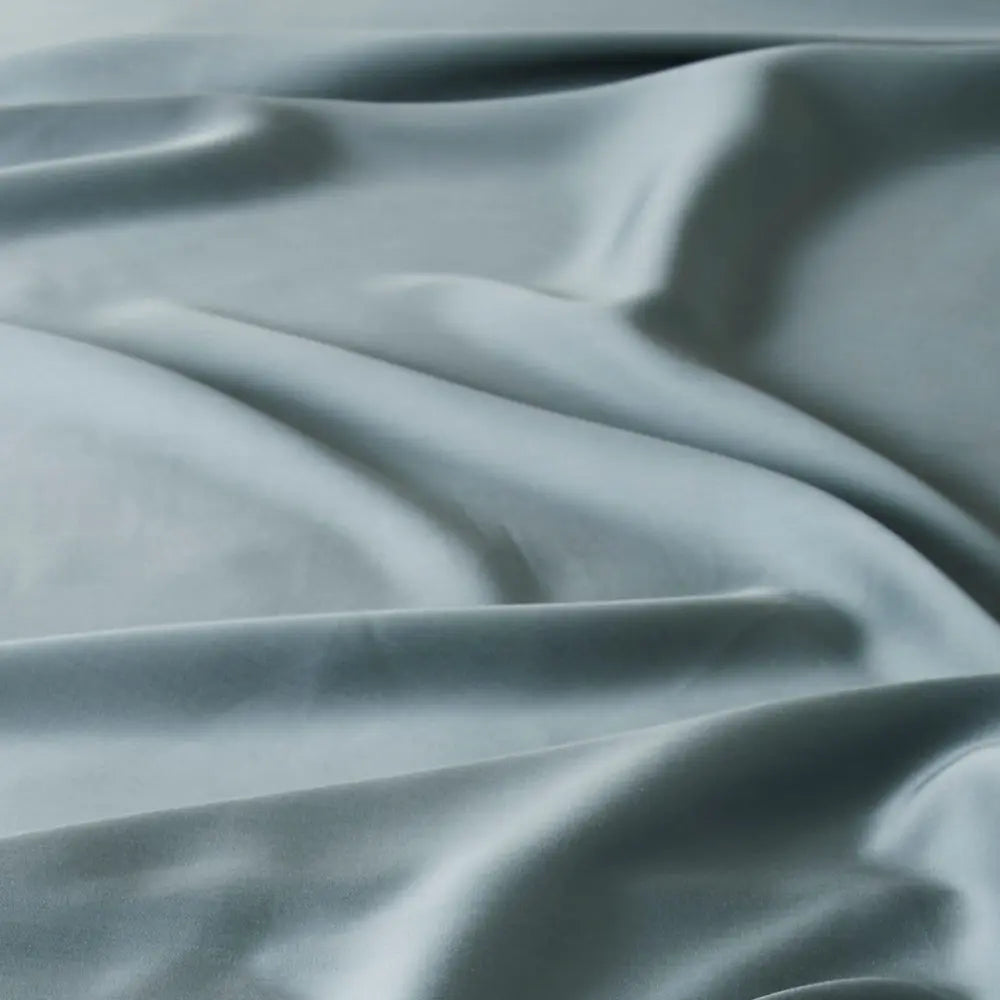 Sea | Signature Sateen Duvet Cover Made with 100% Organic Bamboo #Color_sea