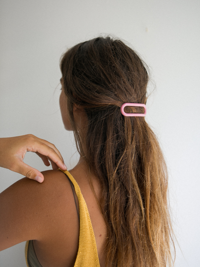 oval hair barrettes